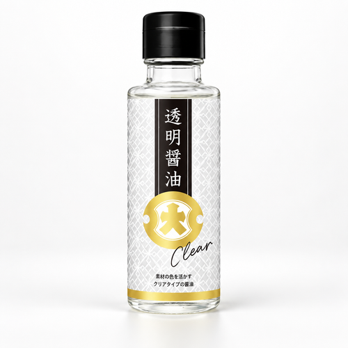 Japanese transparent clear soy sauce, 100ml bottle