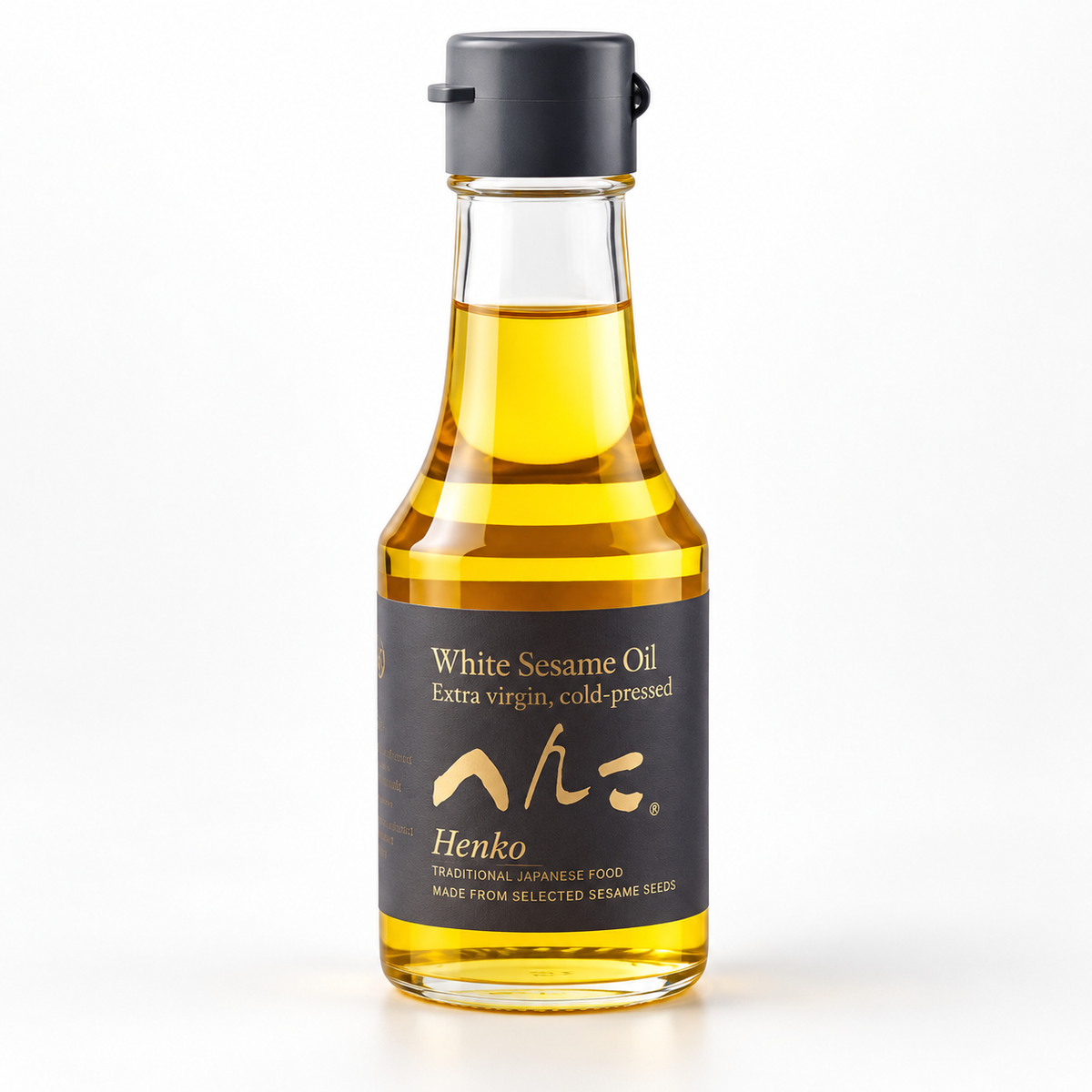 Japanese extra virgin unroasted sesame oil, 140g bottle
